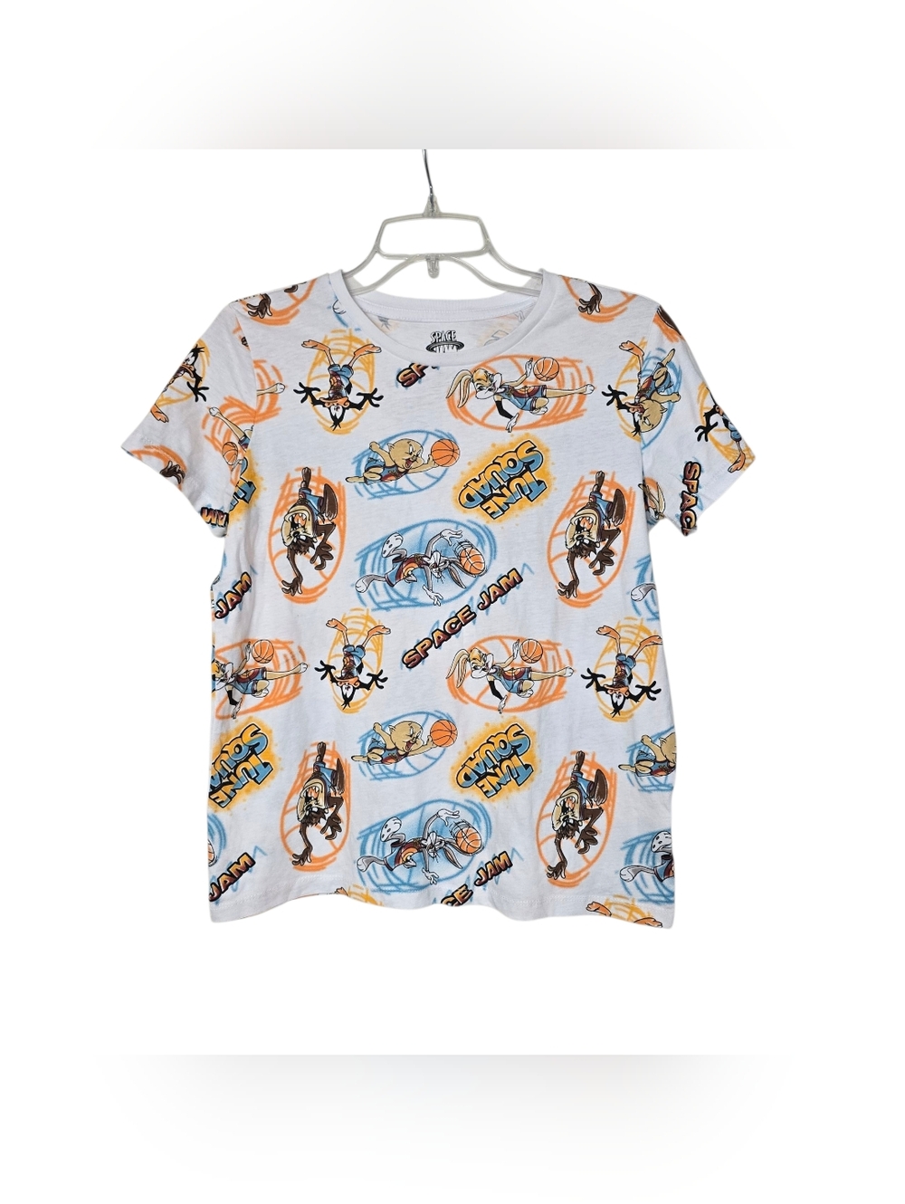 Space Jam Tune Squad Shirt Girls 18/20 Lola Bugs Bunny Porky Pig Taz Daffy Duck